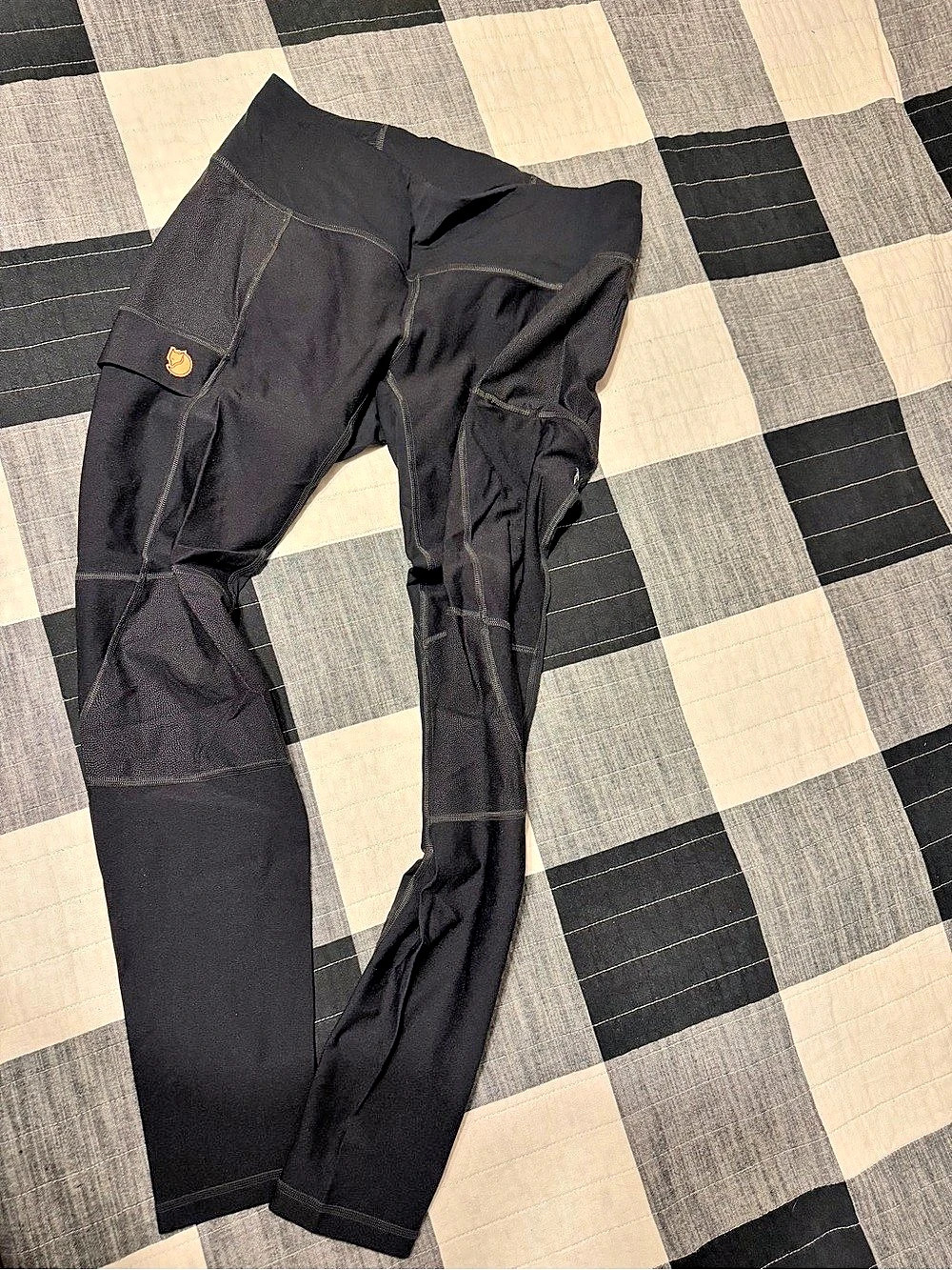 Fjallraven Abisko Trekking Tights Black Athletic Leggings